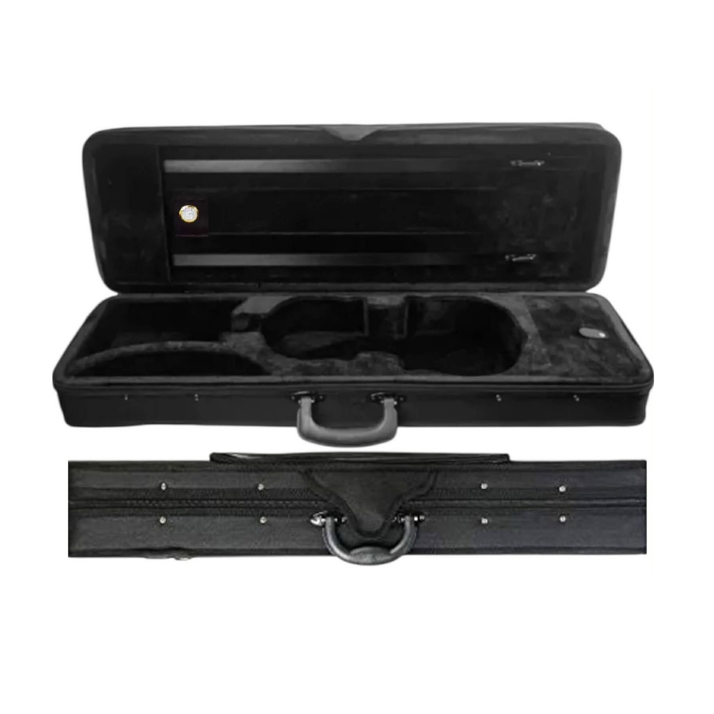 Estojo Case Térmico Retangular Para Violino 4/4 Black com Higrometro em Oferta na Shopee