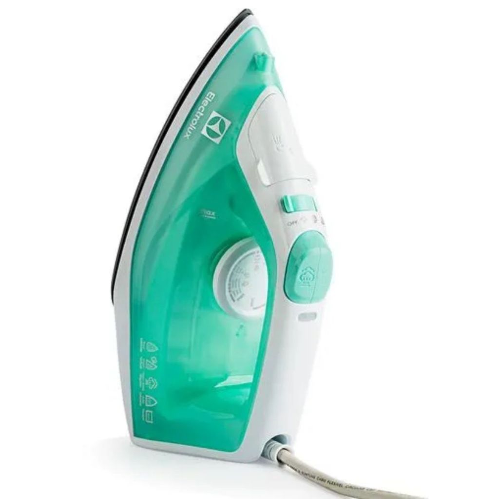 Ferro de Passar Roupas Vapor e Seco Easyline 1200w Luz Indicadora 60Hz Base Cerâmica Electrolux