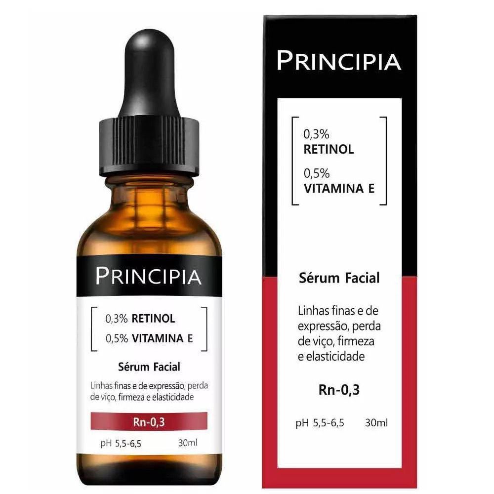 Rn-0,3 Sérum com 0,3% de Retinol e 0,5% de Vitamina E com alta eficácia na melhora de rugas ees1
