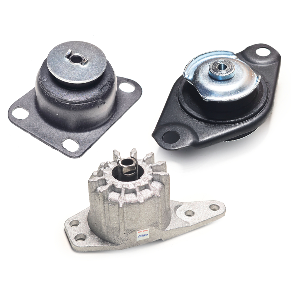Calço Coxim do Motor e Cambio Palio Weekend Strada Locker 1.8 motor GM Kit com 3 peças