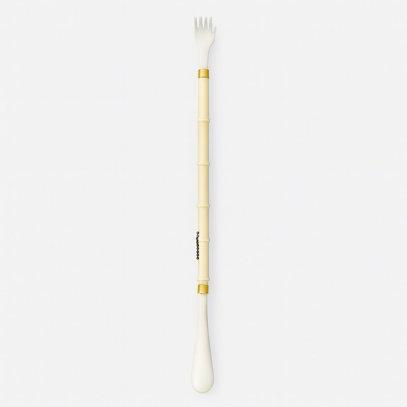 Calçadeira de Plástico para Sapatos + Mãozinha para Coçar as Costas 2 em 1 – Conforto e Praticidade 49,5cm