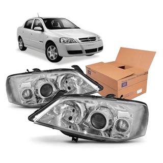 Par Farol Dianteiro Astra 03/11 com Regulagem  93378017/93378018 Cromado em Oferta na Shopee