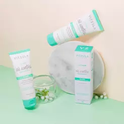 Gel Facial Esfoliante Oil Control Vegano Original Vizzela
