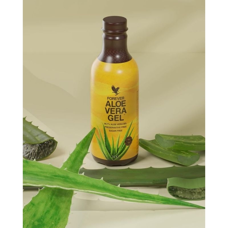 Suco Aloe Vera Babosa Gel da Forever Living Detox Natural  Puro 1 litro