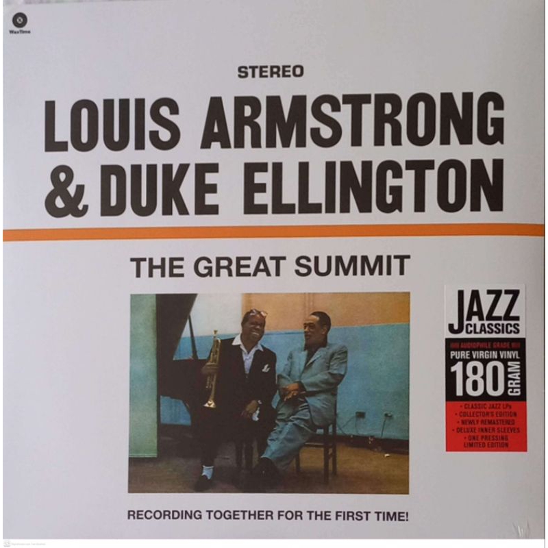 LP Louis Armstrong & Duke Ellington - The Great Summit (Lacrado) Disco de Vinil