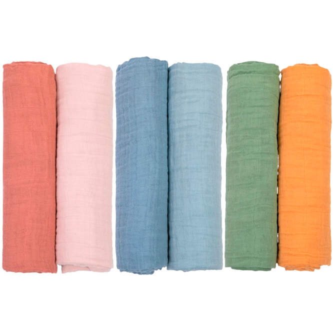 CUEIRO swaddle SOFT PREMIUM PAPI BABY TINTO 1,20M X 1,20M 02 UN em Oferta na Shopee