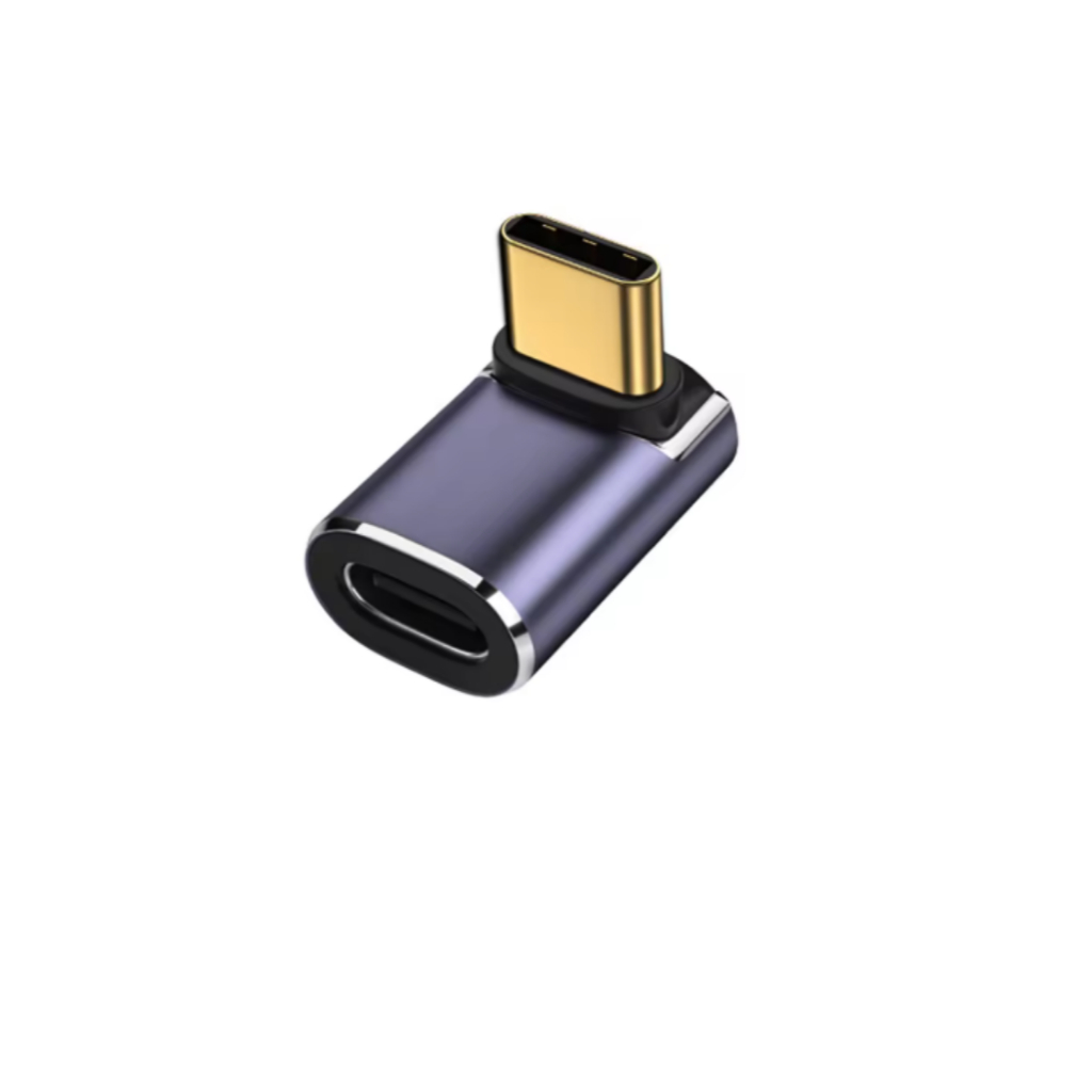 Adaptador USB C Ângulo 90° USB 3.2 Tipo C Macho femea Conector Para Smartphone Tablet Steam Deck