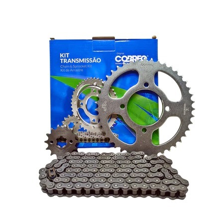 KIT RELAÇÃO FACTOR 125 2009-2016/YBR 125 2003-2008 - COBREQ
