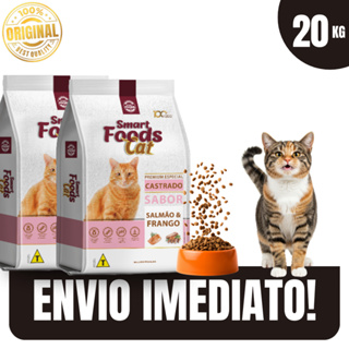 Ração p/gatos Premium Especial Gato Adulto Castrado salmão e frango 10,1kg - Envio Imediato em Oferta na Shopee