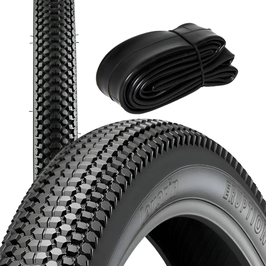 Pneu 29x2.10 Eruption Levorin P/ Bike Mtb + Camara Freeride Cor Preto