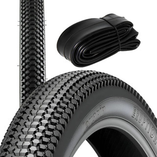 Pneu 29x2.10 Eruption Levorin P/ Bike Mtb + Camara Freeride Cor Preto