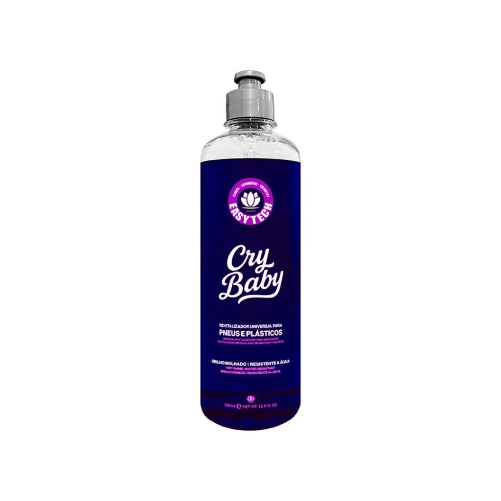 o Melhor Revitalizador de Plastico e Pneu Cry Baby 500ml Easytech — R$ 69,00 em Shopee