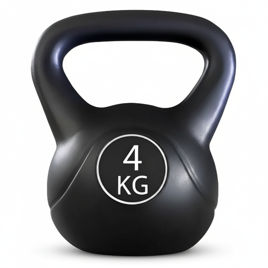 Kettlebell 4kg Peso de Academia Musculação Ahead Sports Exercícios Variados