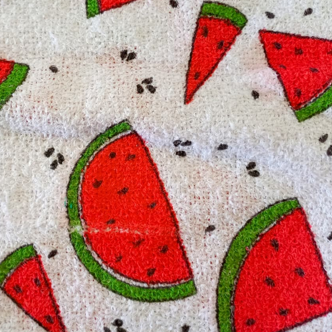 Pano De Prato Estampado Atoalhado Felpudo em Oferta na Shopee