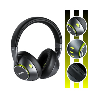 Fone de Ouvido Sense 210 Bluetooth Over Ear Conectividade P2 e Bateria de Até 40 Horas WAAW by ALOK em Oferta na Shopee