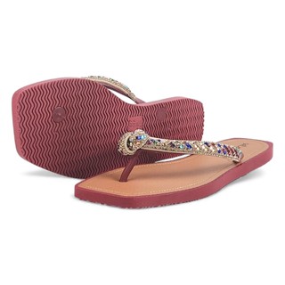 Chinelos Confortáveis Femininos Com Tira Em Nó Super Elegantes Tiras Brilhantes em Oferta na Shopee