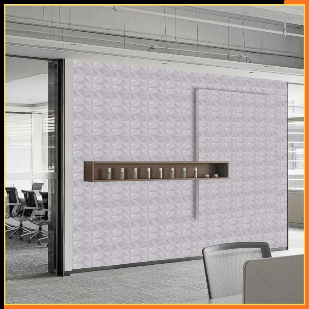 Papel de Parede 3D 5 METROS x 45CM Adesivo Autocolante para Sala, Quarto