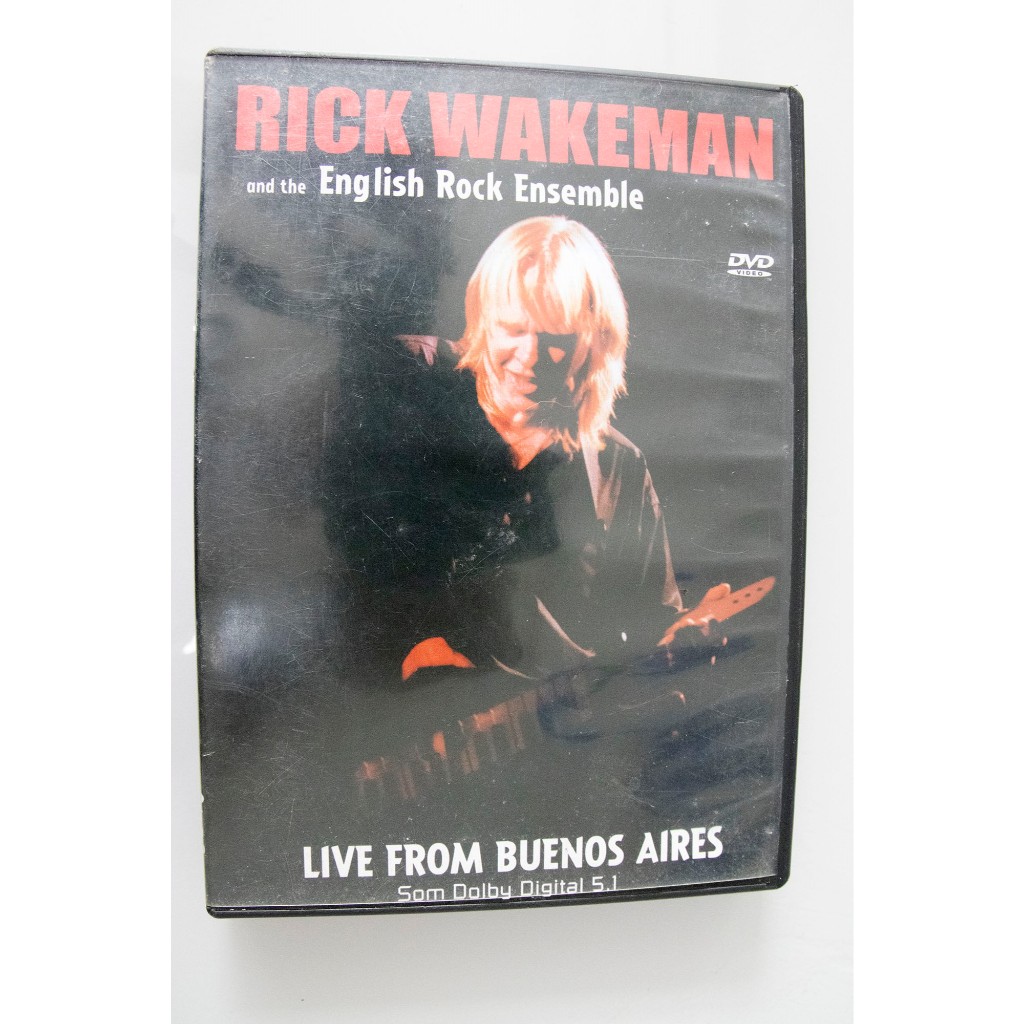 DVD RICK WAKEMAN AND THE ENGLISH ROCK ENSEMBLE - LIVE FROM BUENOS AIRES