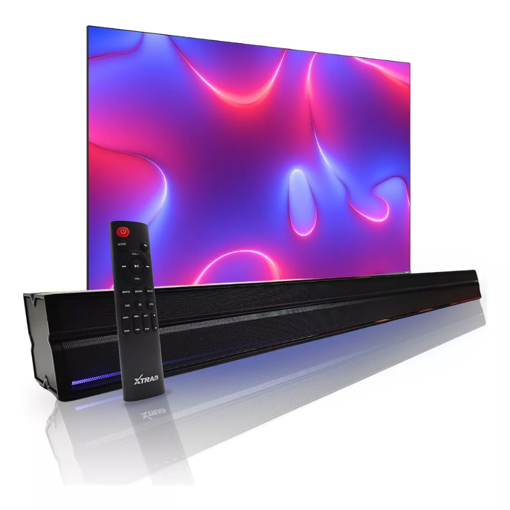 Soundbar Bluetooth Xtrad com Subwoofer – Caixa de Som Potente para TV Smart, PC e Celular