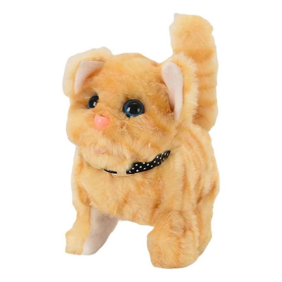 Brinquedo Eletrônico Gato Robô De Pelúcia Caramelo Toys Import J24431