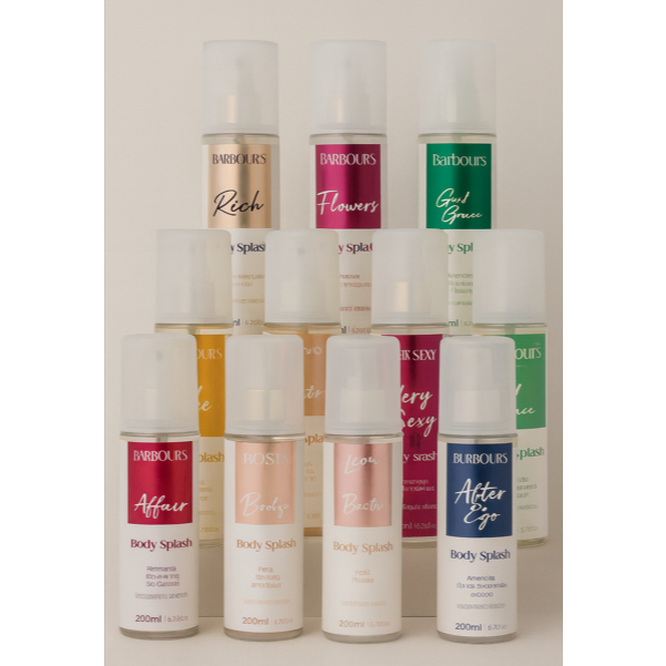 Body Splash Barbour's  Beauty Escolha Sua Fragrancia - 200ml em Oferta na Shopee
