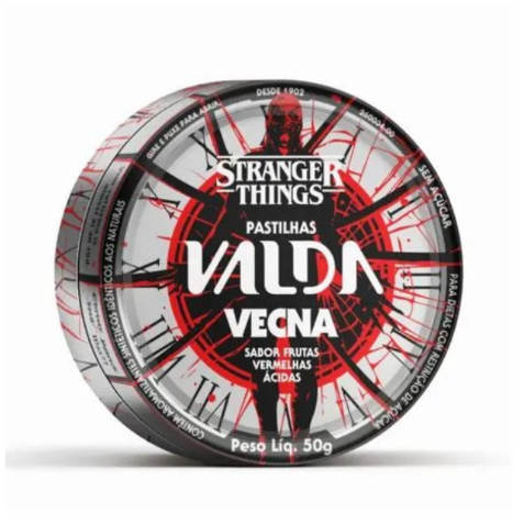 Pastilhas Valda Stranger Things Vecna Frutas Vermelhas Ácidas 50g