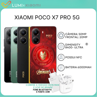 Xiaomi Poco X7 PRO 5G , Processador Dimensity 8400-Ultra 256GB/512GB + 8GB/12GB RAM, Bateria 6000Mah Versão Global em Oferta na Shopee