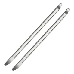 2 Espátula Chata Pneu 20-50cm Borracheiro Uso Profissional Steels