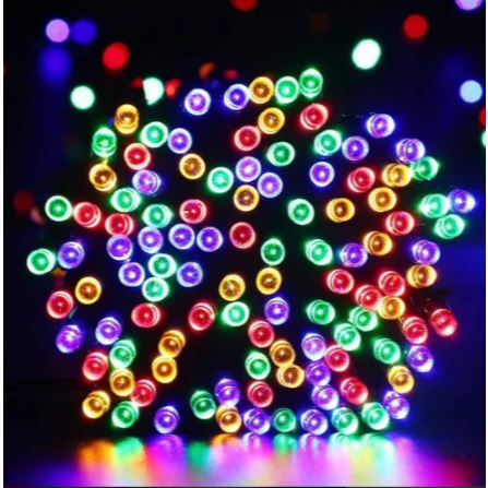 Pisca Pisca  Cordao luminoso 8 funções  Natal Colorido 5m 240 Led -127w