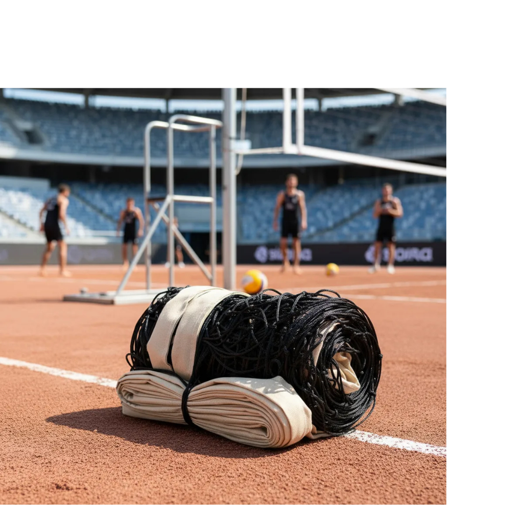 Rede De Vôlei / Futvolei 5 Metros 4 Faixas Laterais na Rede