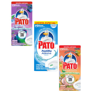 Desodorizador Sanitário Pato Pastilha Adesiva Kit 6 Unidades - Fragâncias em Oferta na Shopee