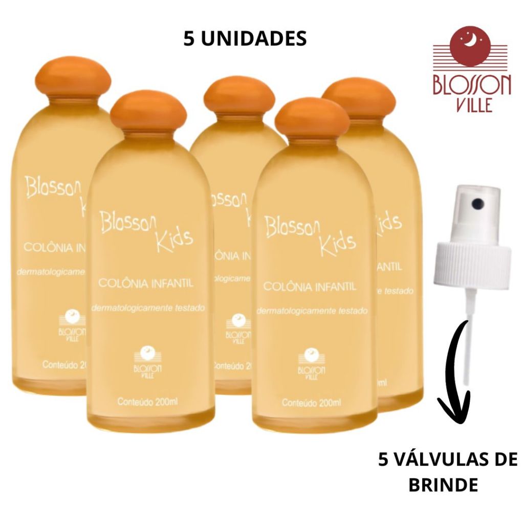 kit quanto mais laranjinha Blosson Kids melhor