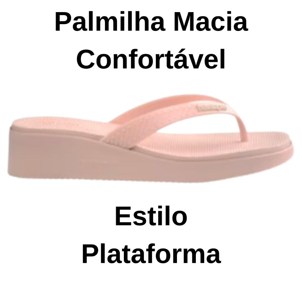 Tamanco Havaianas Plataforma High Feminino em Oferta na Shopee