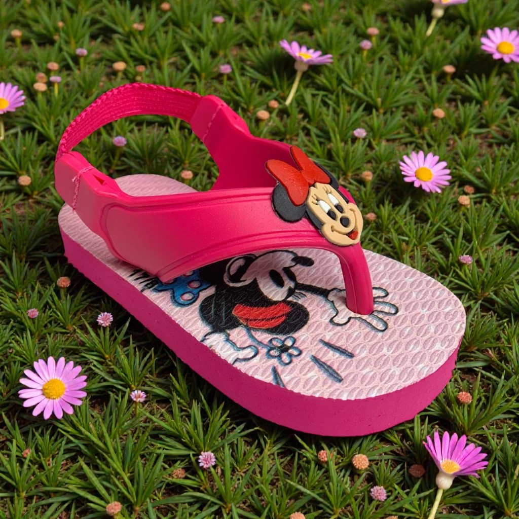 Chinelo Sandália Feminina Menina Elástico Ajustável Confortável Super Macio Leve Antiderrapante
