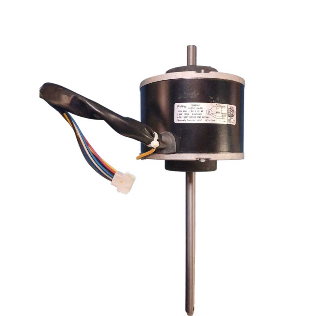 Motor Ventilador da Evaporadora Midea Piso Teto YKSS-115-4-25L (25948040) Springer 42ZQA36A5