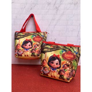 Bolsinha de Mão Personalizada Branca de Neve Festa Aniversário Lembrancinha Infantil em Oferta na Shopee