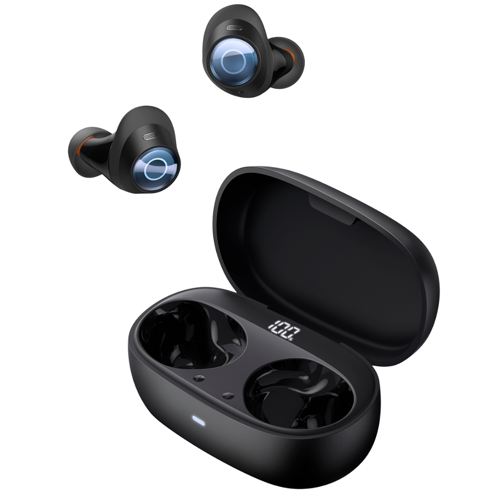 Fone Baseus MA10 Pro Bluetooth 5.3 ANC -48dB ENC Até 65h Carga Rápida Estojo c/ Display IPX6 Graves em Oferta na Shopee