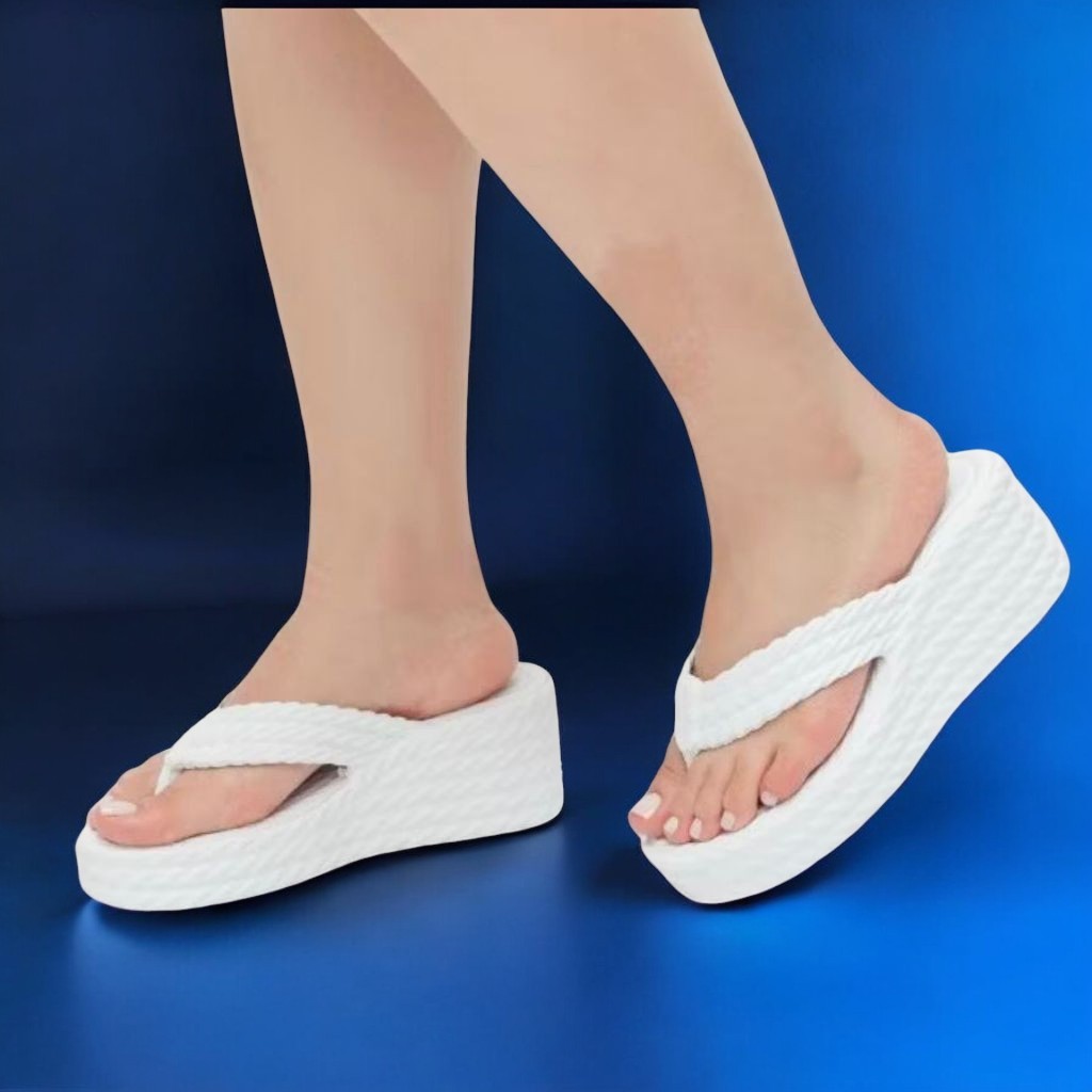 Tamanco Marrocos Moda Verão Feminino Plataforma Alta | Antiderrapante E Confortável – luz