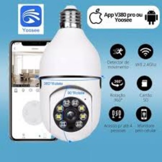 Câmera De Segurança Wi Fi Com Tecnologia Smart Home em Oferta na Shopee