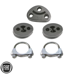 Kit Borrachas Fixação Escapamento Palio G1 G2 Fire Fiasa 1996 a 2015