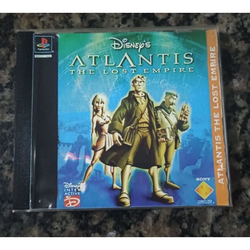 Jogo Do Playstation 1 Ps1 Atlantis Mídia Física Prata Prensada De Época