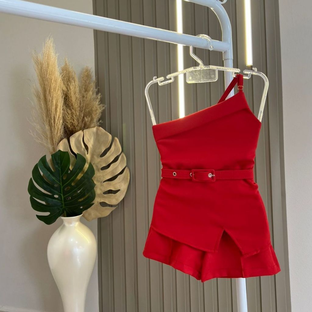Conjuntinho Feminino Infantil Natal Alfaiataria Look Festa Natalino Mini Diva Confortável E Estiloso