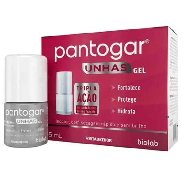 Pantogar Unhas Gel Fortalecedor 5ml em Oferta na Shopee