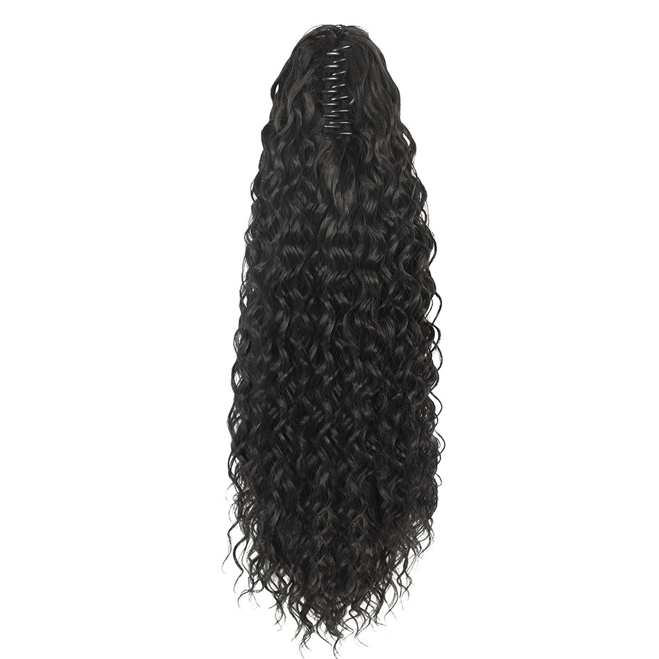 Rabo de cavalo cacheado aplique com presilha 60cm SIRENA FASHION CLASSIC 150G