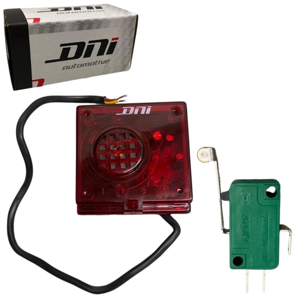Alarme Sinalizador Sonoro Visual Para Caminhões Caçamba Levantada Original DNI0526 12/24v
