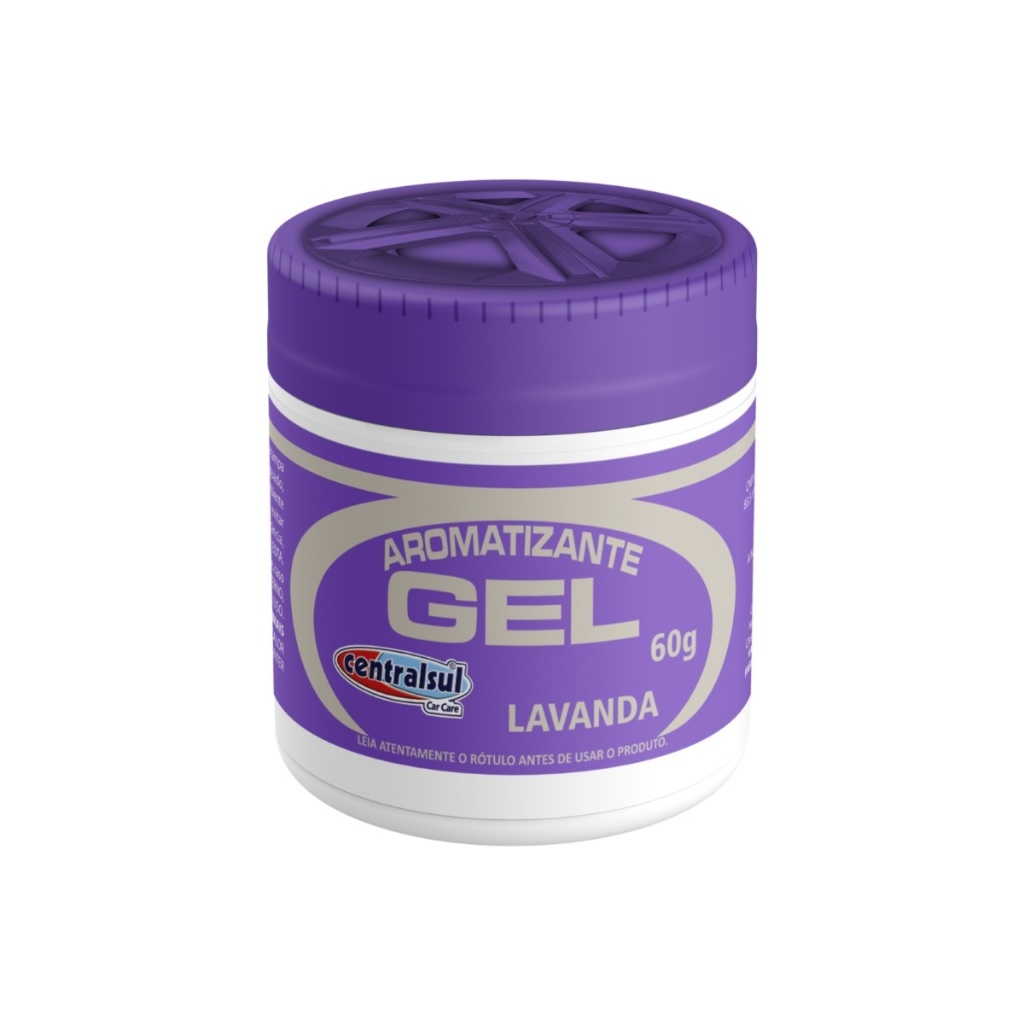 AROMATIZANTE GEL LAVANDA CENTRALSUL 60G — imagem 2 de 2