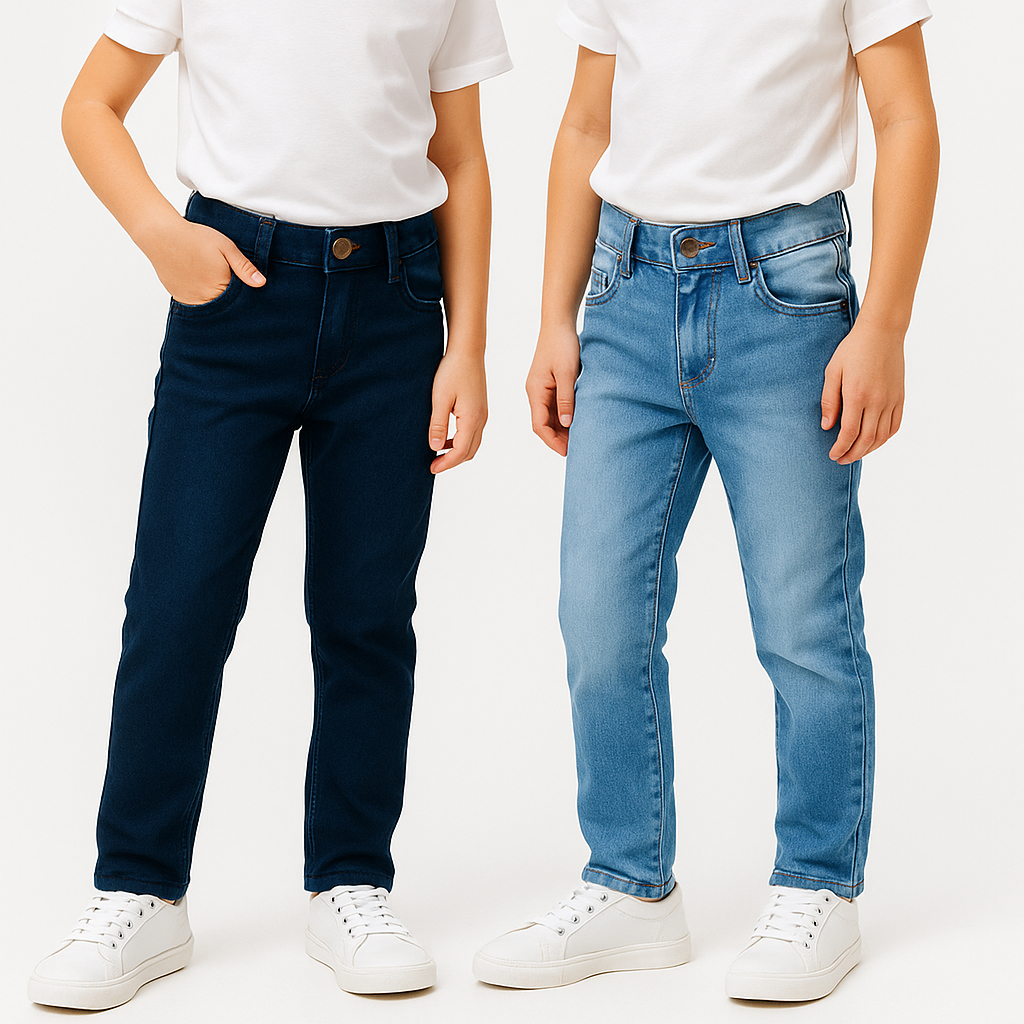 kit 2 Calça Menino com Elastano infantil e juvenil