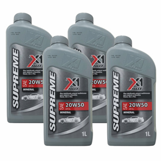 Kit 4 Litros Oleo 20w50 Óleo Lubrificante Para Motores Gasolina Alcool Flex Gnv Carro Motor Cansado em Oferta na Shopee