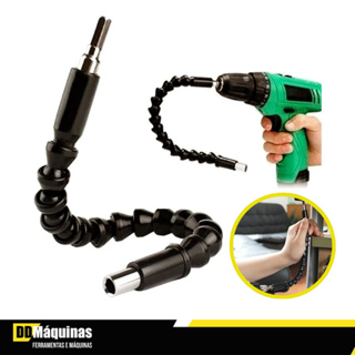 Extensão Flexível Articulada Para Bits 1/4 Parafusadeiras - Titanium em Oferta na Shopee