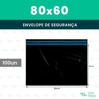 Kit Envelope de Segurança 80x60 Preto 100 Unidades Saco Plástico Correios em Oferta na Shopee